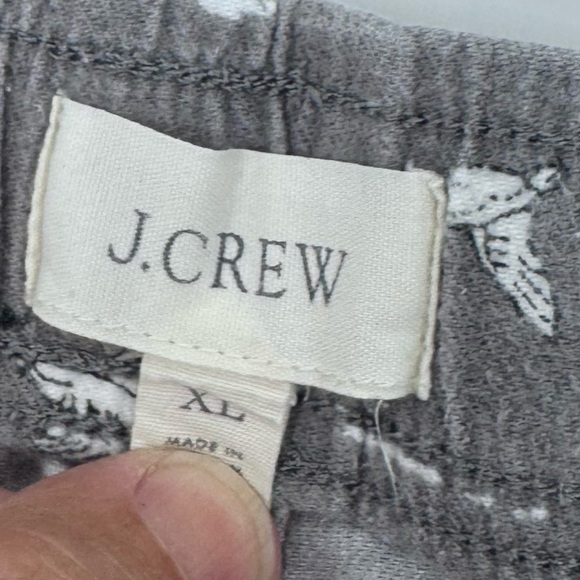 J. Crew Gray Pajama Pants with Elastic Waistband - Picture 7 of 8